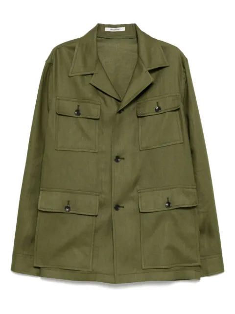 linen shirt jacket by TAGLIATORE