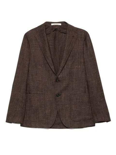 mélange-effect blazer by TAGLIATORE