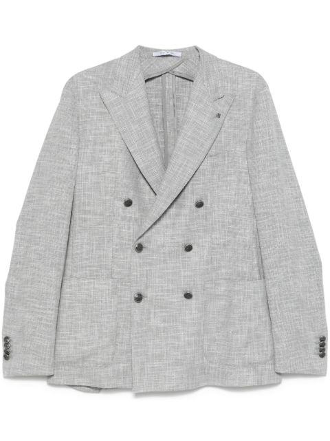 mélange-effect blazer by TAGLIATORE