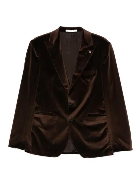 notch-lapel pocket blazer by TAGLIATORE