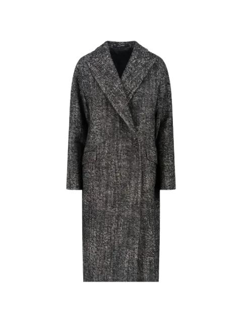 notched-lapel coat by TAGLIATORE