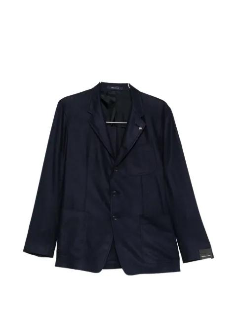 notched-lapel patch-pocket blazer by TAGLIATORE
