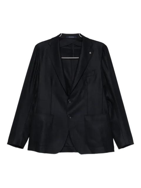 notched-lapel single-breasted blazer by TAGLIATORE