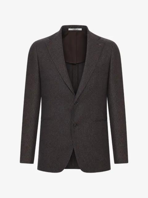 notched-lapel single-breasted blazer by TAGLIATORE
