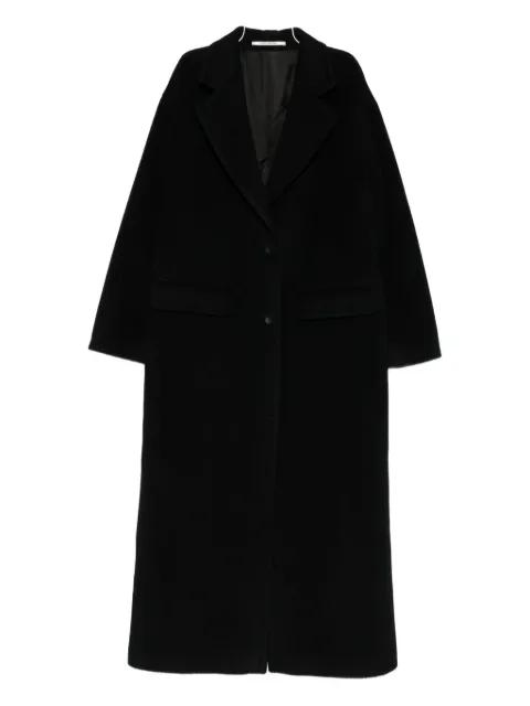 notched-lapel single-breasted coat by TAGLIATORE