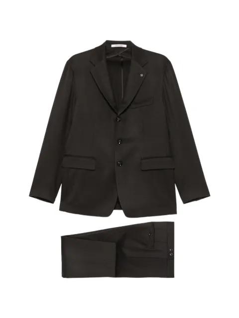 notched-lapel single-breasted suit by TAGLIATORE