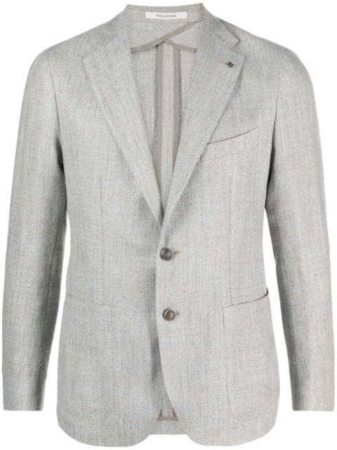 notched-lapels single-breasted blazer by TAGLIATORE