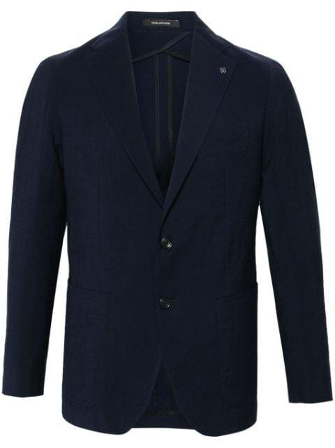 notched-lapels single-breasted blazer by TAGLIATORE