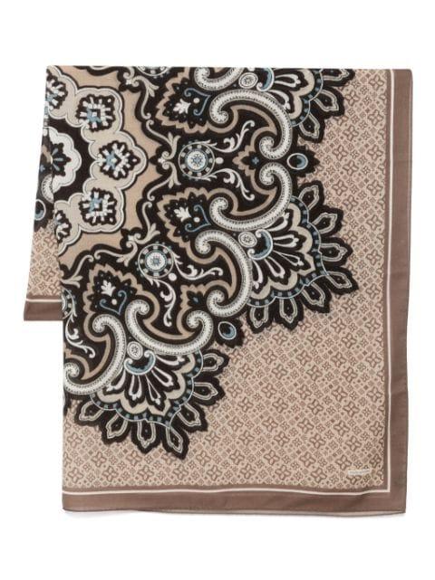 paisley-print scarf by TAGLIATORE