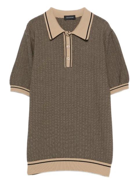 patterned polo shirt by TAGLIATORE