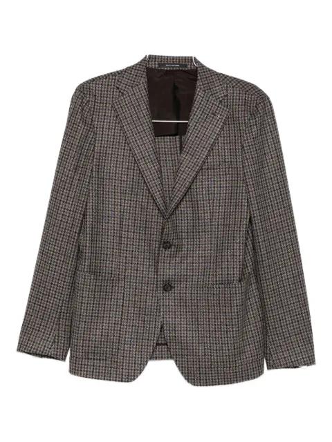 patterned single-breasted jacket by TAGLIATORE