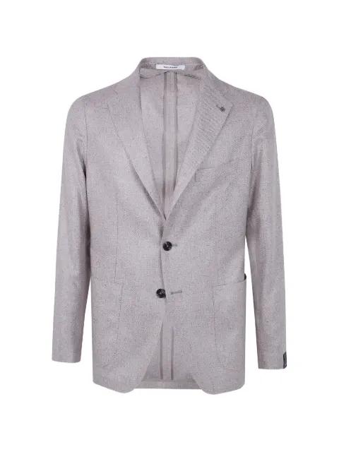 peak-lapel single-breasted blazer by TAGLIATORE