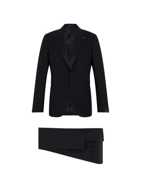 peak-lapel single-breasted suit by TAGLIATORE