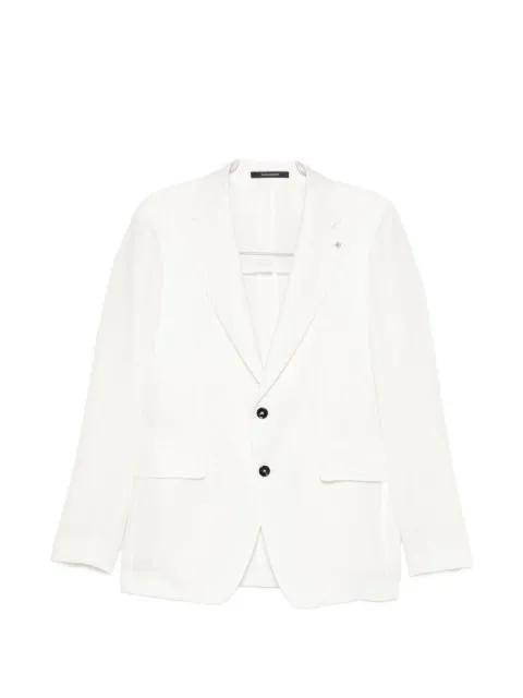peak-lapel single-breasted suit by TAGLIATORE