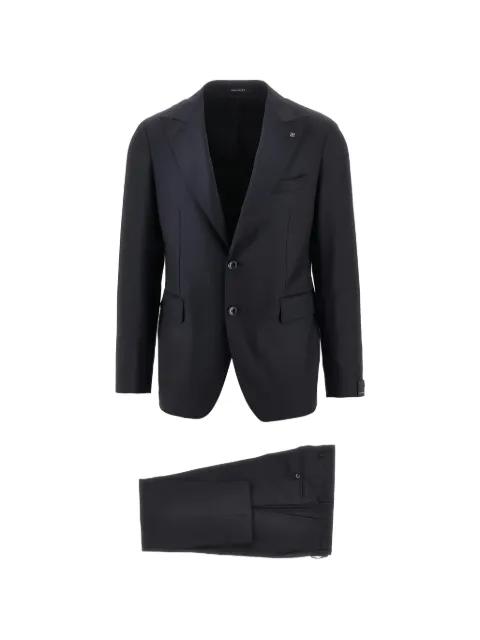 peak-lapel single-breasted suit by TAGLIATORE