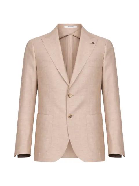 peak-lapel two-button blazer by TAGLIATORE