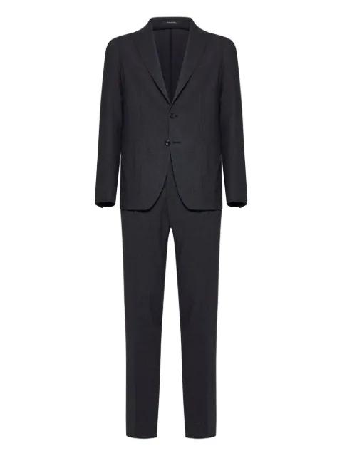 peak-lapels patch-pockets suit by TAGLIATORE