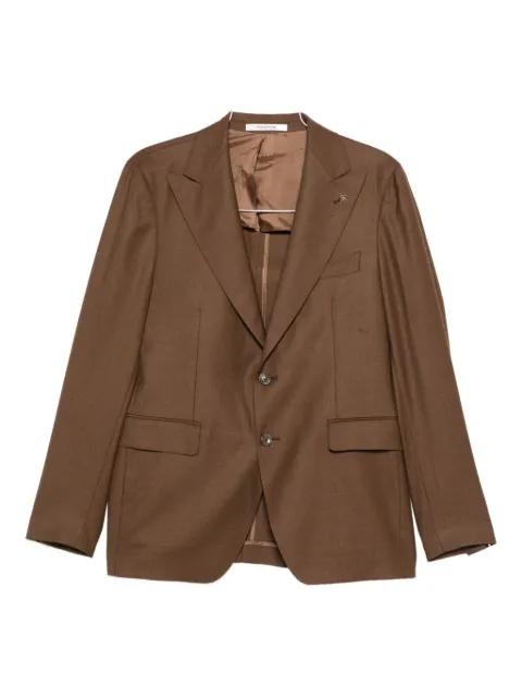 peak-lapels single-breasted suit by TAGLIATORE