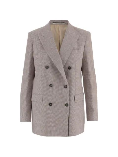 peaked lapels double-breasted jacket by TAGLIATORE