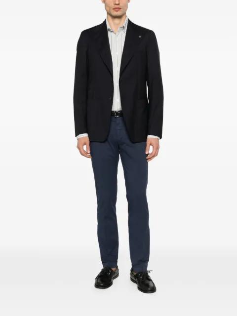 pin-lapel virgin-wool jacket by TAGLIATORE
