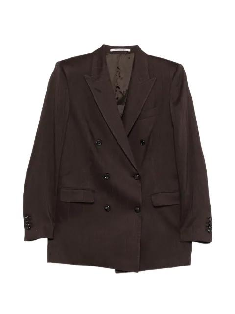 pinstripe double-breasted blazer by TAGLIATORE
