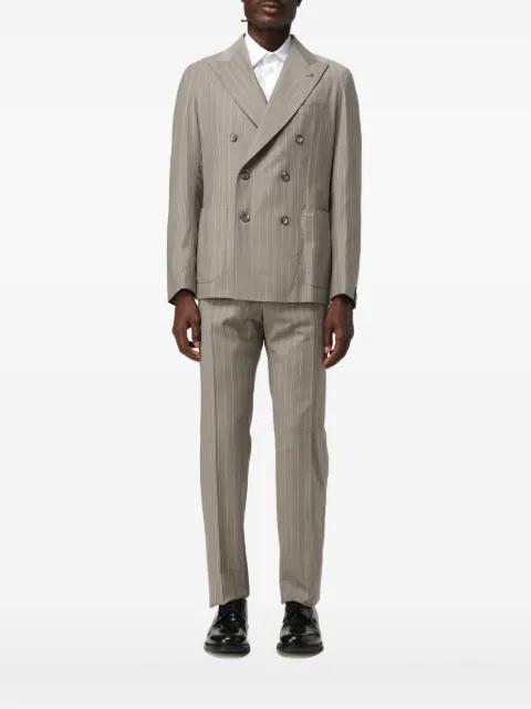 pinstripe double-breasted blazer by TAGLIATORE