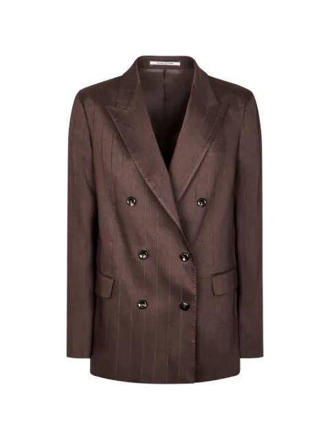 pinstripe double-breasted blazer by TAGLIATORE