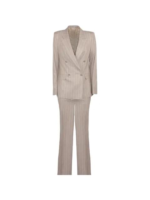 pinstripe double-breasted suit by TAGLIATORE