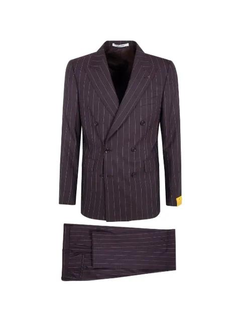 pinstripe double-breasted suit by TAGLIATORE