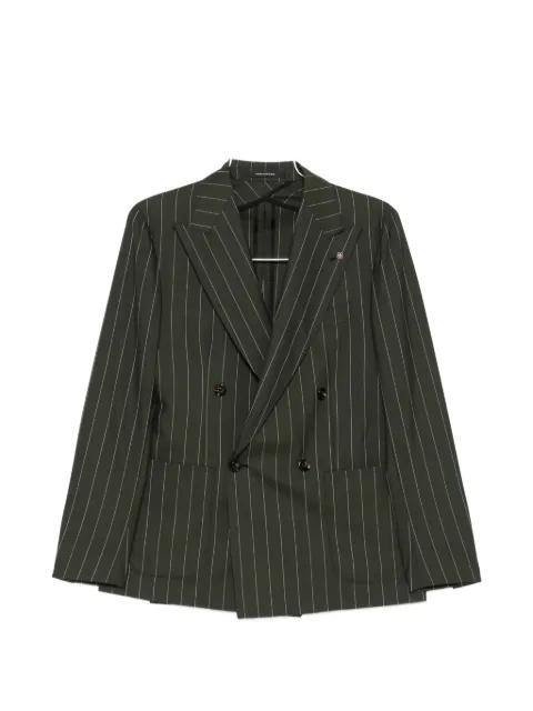 pinstripe double-breasted suit by TAGLIATORE