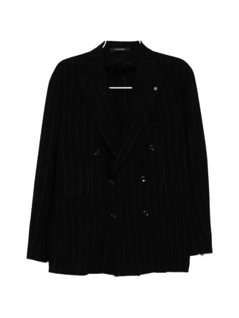 pinstripe double-breasted suit by TAGLIATORE