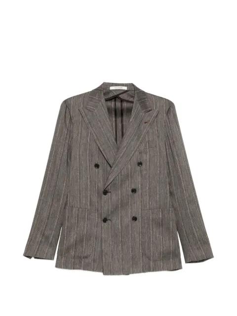 pinstripe double-breasted suit by TAGLIATORE