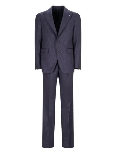 pinstripe single-breasted suit by TAGLIATORE