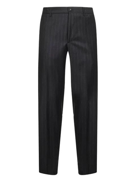 pinstripe welt-pockets trousers by TAGLIATORE pinstripe welt-pockets trousers by TAGLIATORE