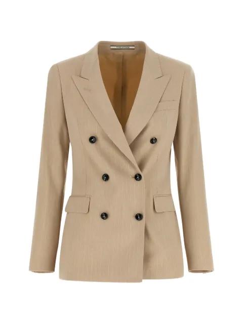 pinstriped double-breasted blazer by TAGLIATORE
