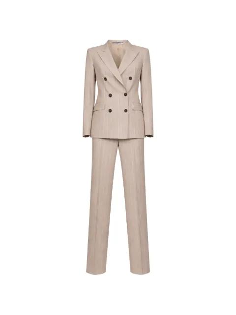 pinstriped double-breasted suit by TAGLIATORE