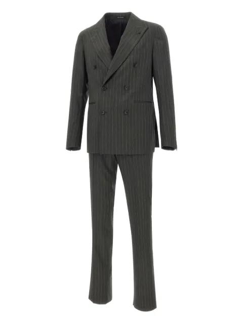 pinstriped double-breasted suit by TAGLIATORE