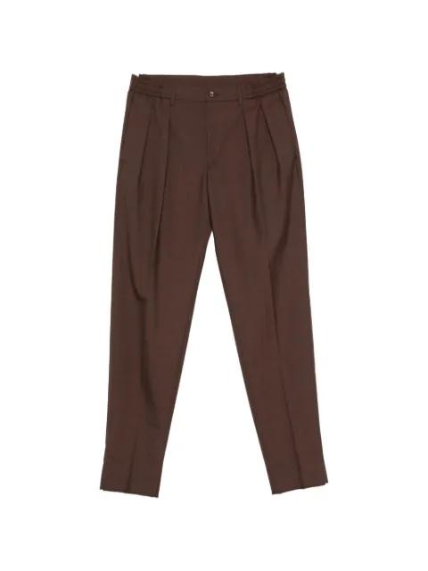 pleated-detail trousers by TAGLIATORE