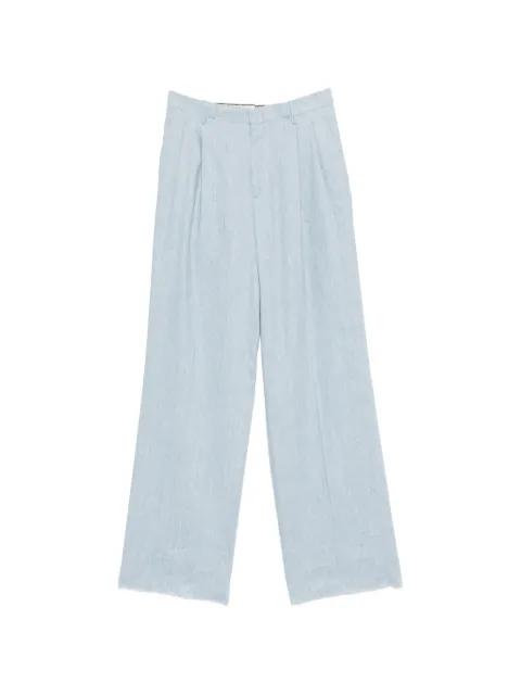 pleated wide-leg trousers by TAGLIATORE