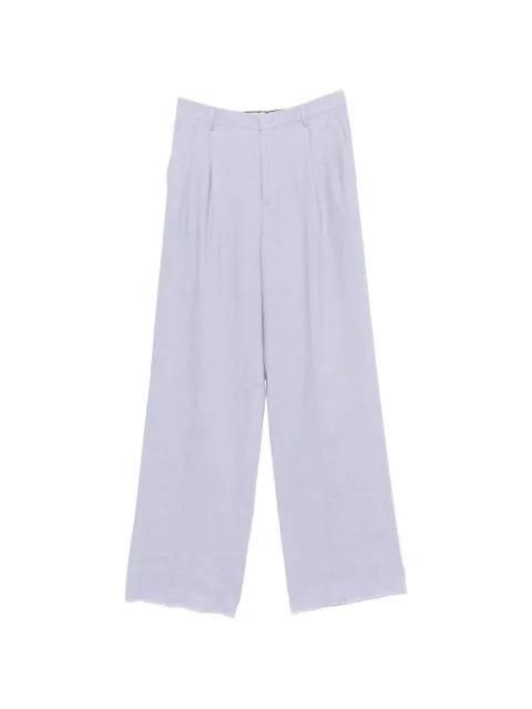 pleated wide-leg trousers by TAGLIATORE