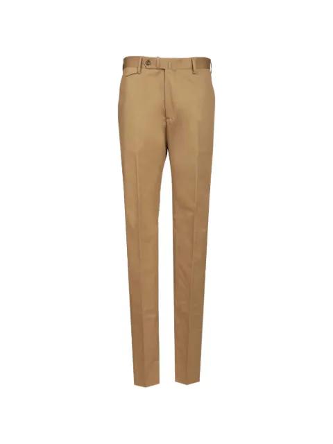 pressed-crease flap-pocket trousers by TAGLIATORE