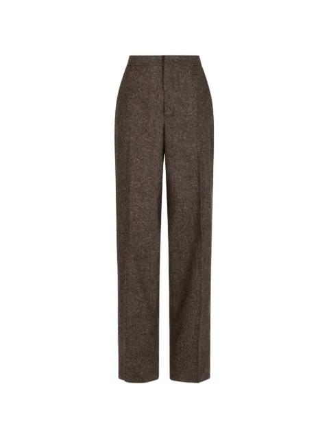 pressed-crease straight-leg trousers by TAGLIATORE