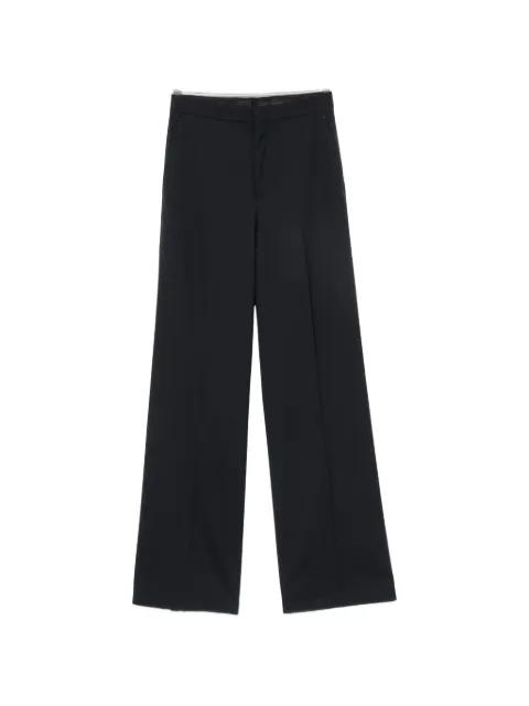 pressed-crease wide-leg trousers by TAGLIATORE