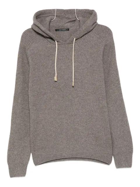ribbed hoodie by TAGLIATORE