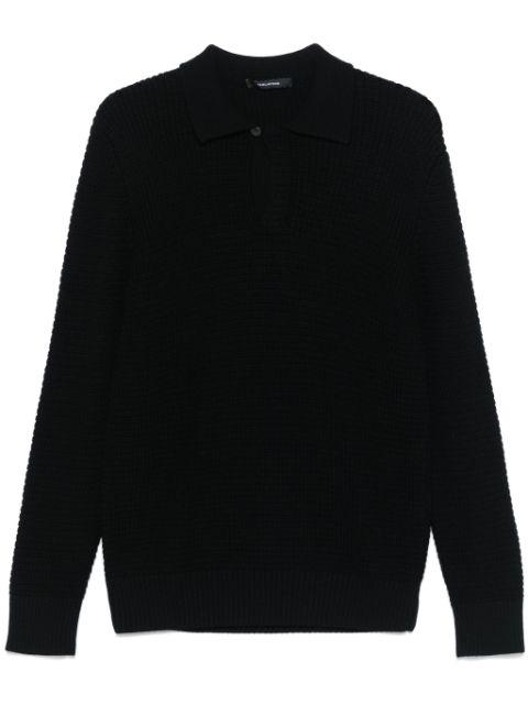 ribbed-knit polo shirt by TAGLIATORE