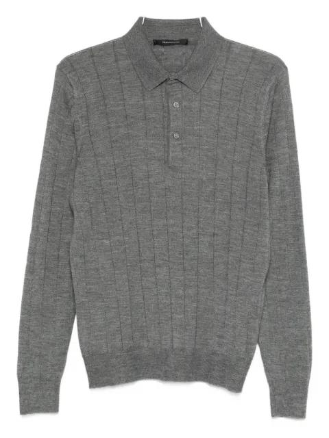 ribbed polo shirt by TAGLIATORE