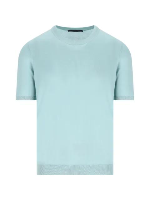 ribbed trim T-shirt by TAGLIATORE