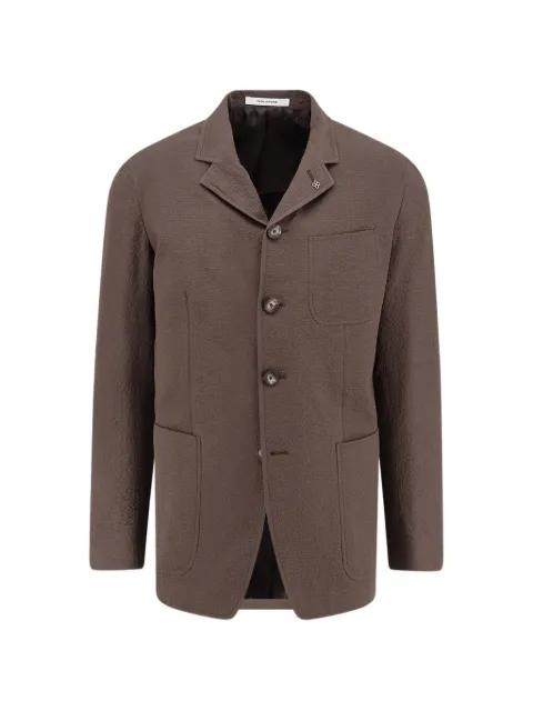 seersucker-textured jacket by TAGLIATORE