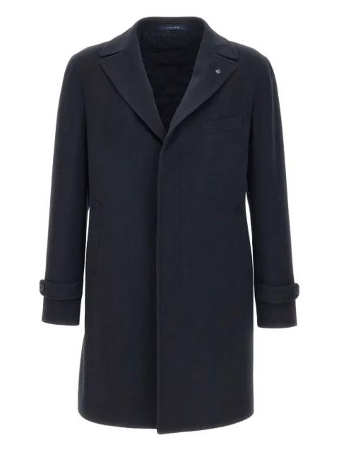 single-breasted cashmere coat by TAGLIATORE