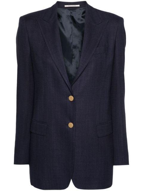 single-breasted jacquard blazer by TAGLIATORE